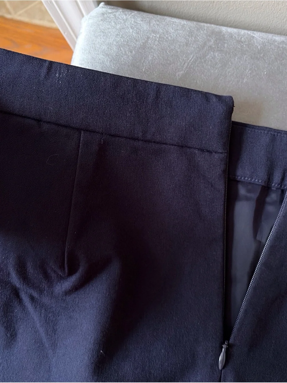 J. Crew Navy Blue Sheath Pencil Skirt